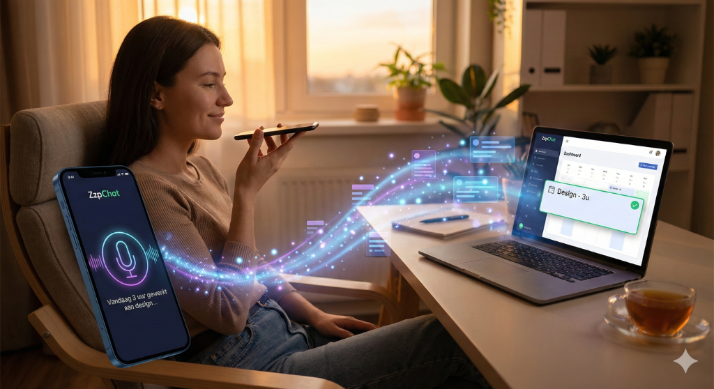 Urenregistratie via spraak